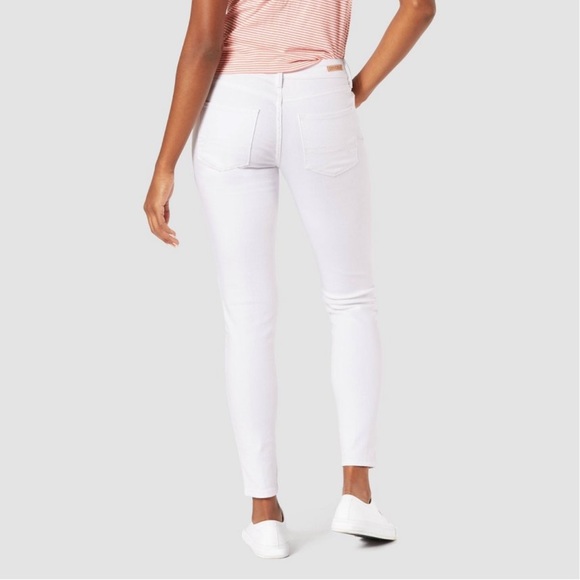 Levi Denim Jeans White Mid Rise Skinny Ankle NWT - Picture 3 of 4